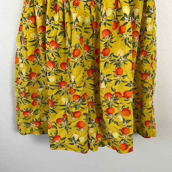 Wild Fable Women's Yellow Fruit Print Sleeveless Romper - Size Small - NWT - Picture 5 of 9